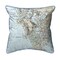 Marco Island, FL Nautical Map Pillow 22x22 – Extra Large Zippered